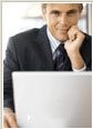Image of man at computer